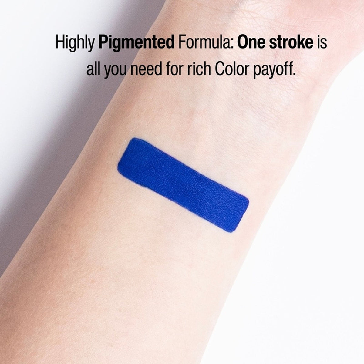 Europe Girl Royal Blue Gel Eyeliner, close-up image showing smooth, vibrant gel formula in a sleek container with a brush applicator.
