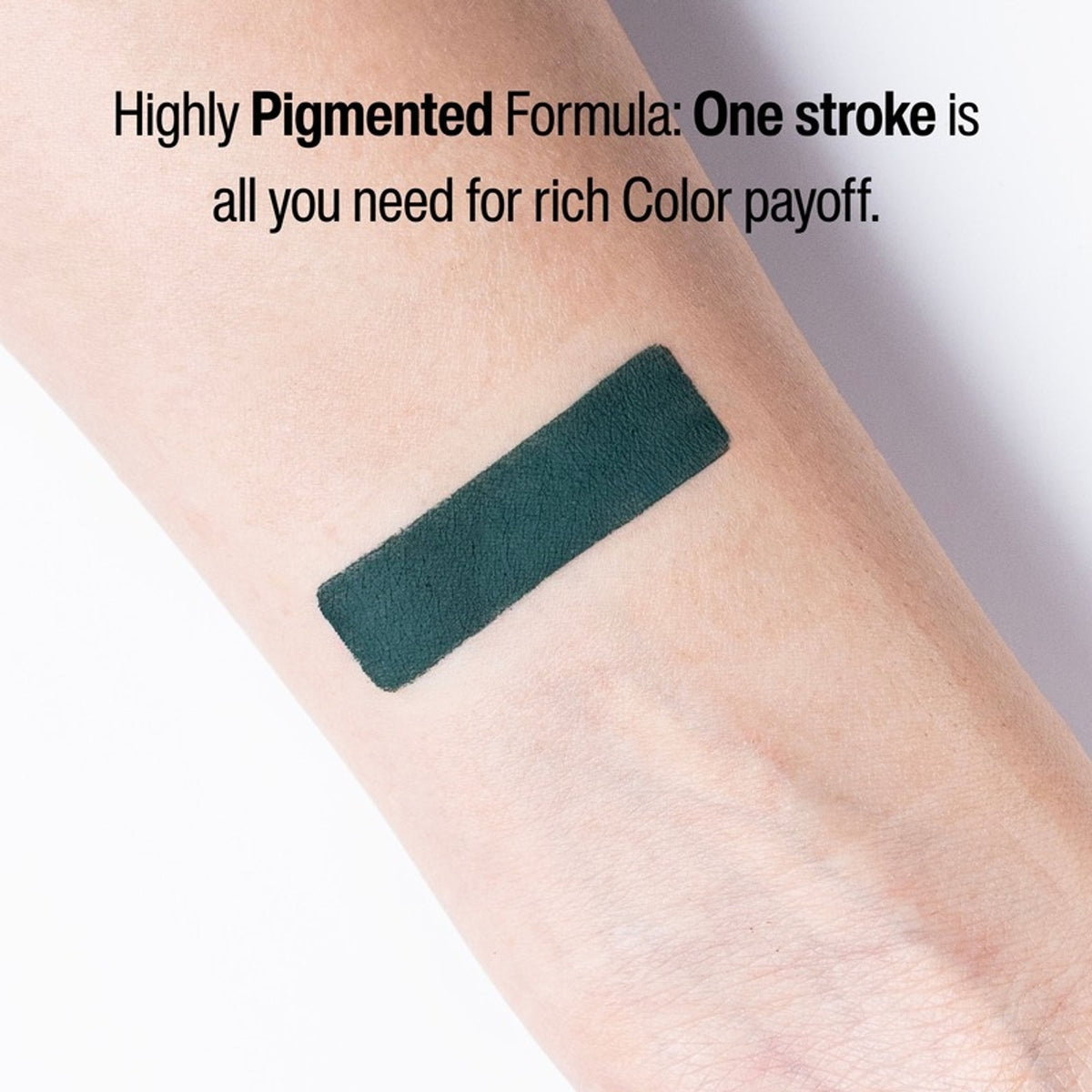 Europe Girl Gel Eyeliner in Indian Green, showcasing the dark green, creamy texture and sleek packaging of the cosmetic product.