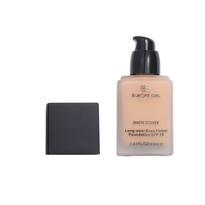Europe Girl Matte Cover Foundation SPF 15 - 115 Light Pink Undertone