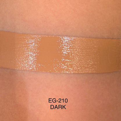 Europe Girl Matte Cover Foundation SPF 15 in 160 Medium Warm with smooth texture and natural finish, showcasing the product tube.