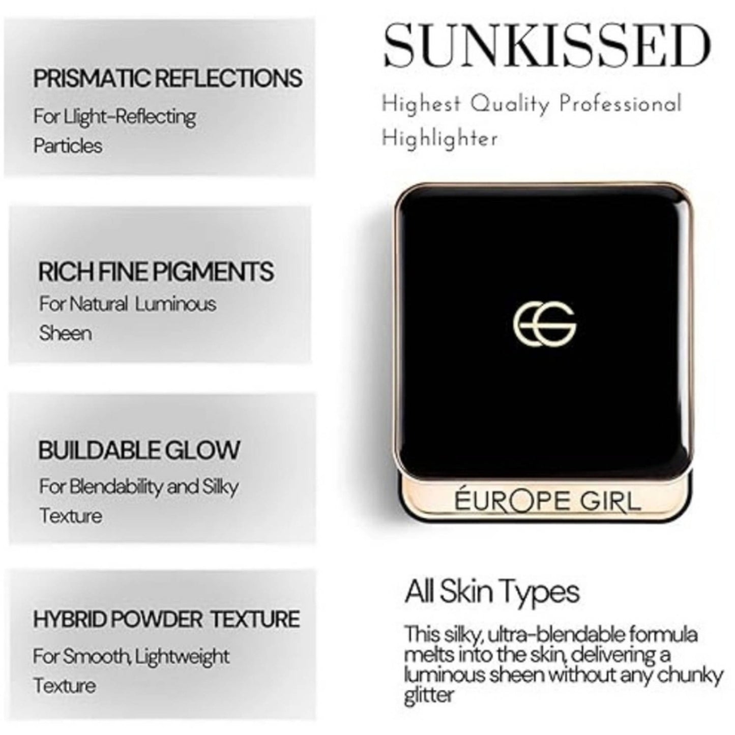 Europe Girl Sun-Kissed Highlighter - EG-04 Dewy Diamond