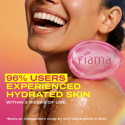 Fiama Gel Bar Celebration Pack |5 Unique Variants |Gift for Women & Men |30% Smoothing Body Serum