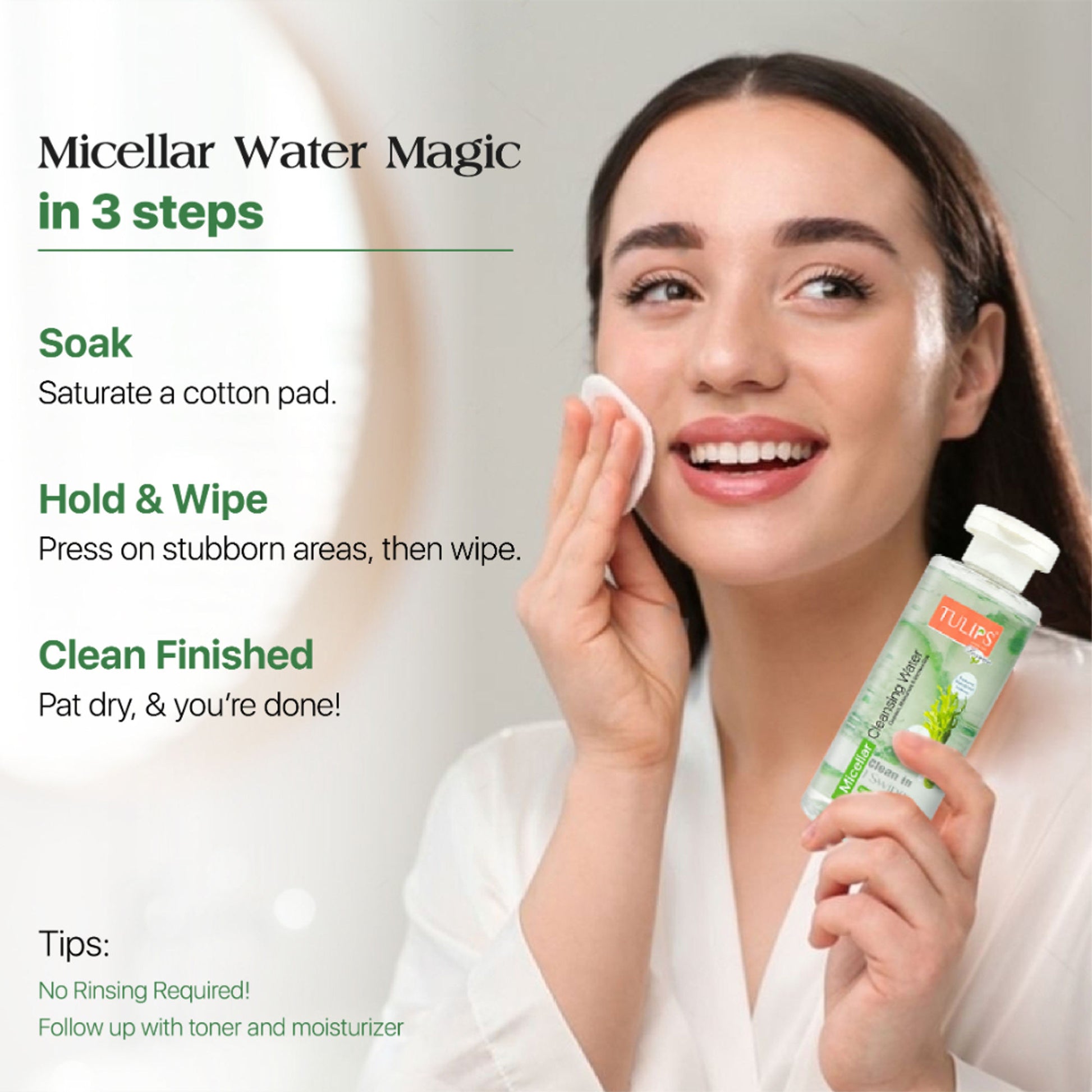 Tulips Micellar Cleansing water