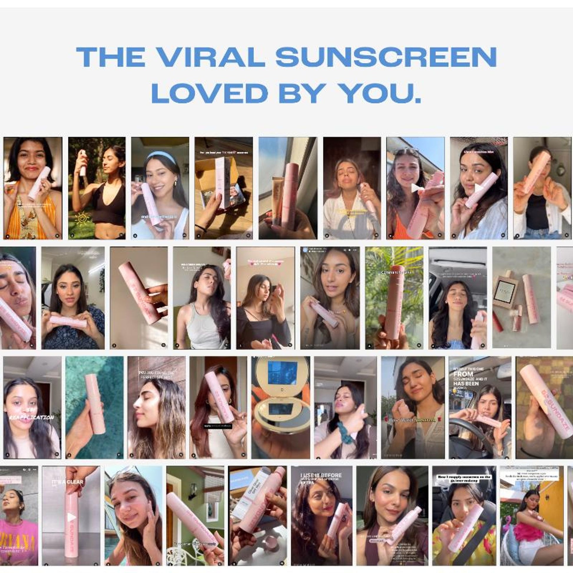 52 Sundaze SPF 50+ Rose Water Sun Mist