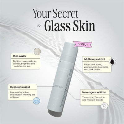 52 Sundaze Rice Water Sunscreen Mist SPF 50+ PA++++