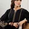Dhiyona IE Embroidered Round Neck Top With Trousers Co-Ords