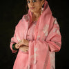 Dhiyona IE Floral Embroidered Regular Chanderi Silk Straight Kurta with Trousers & Dupatta