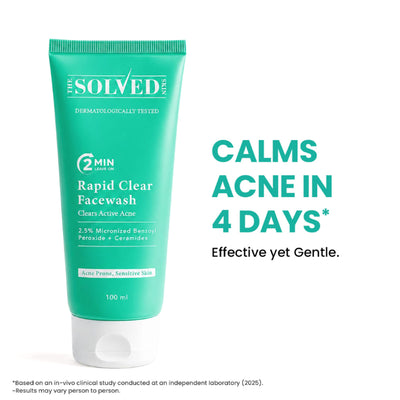 The Solved Skin Rapid Clear Face Wash