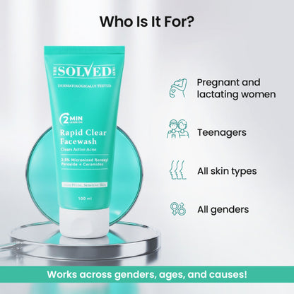The Solved Skin Rapid Clear Face Wash
