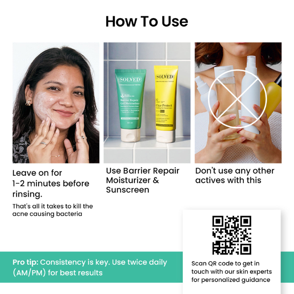 The Solved Skin Rapid Clear Face Wash