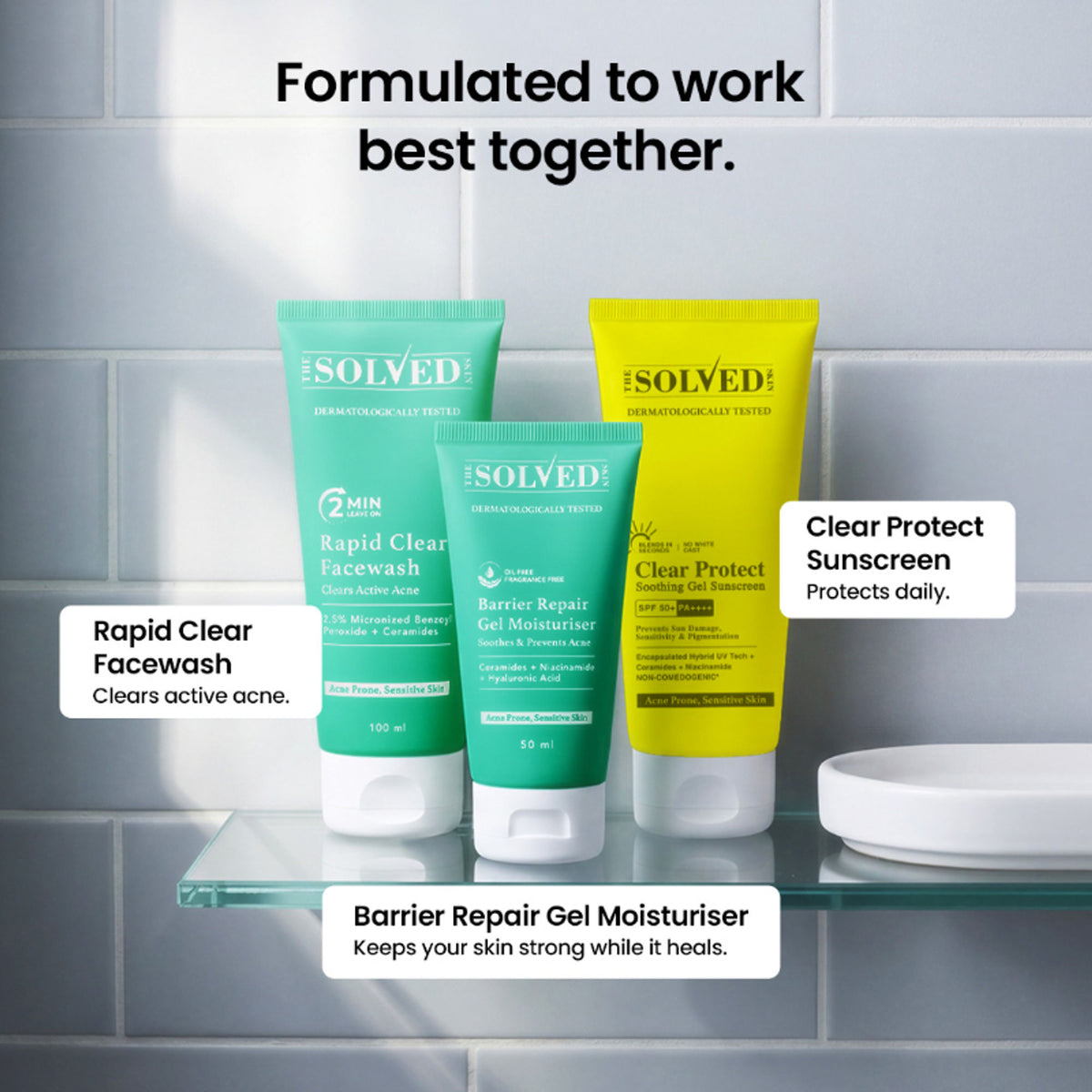 The Solved Skin Rapid Clear Face Wash