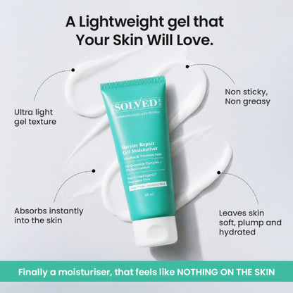 The Solved Skin Barrier Repair Gel Moisturiser