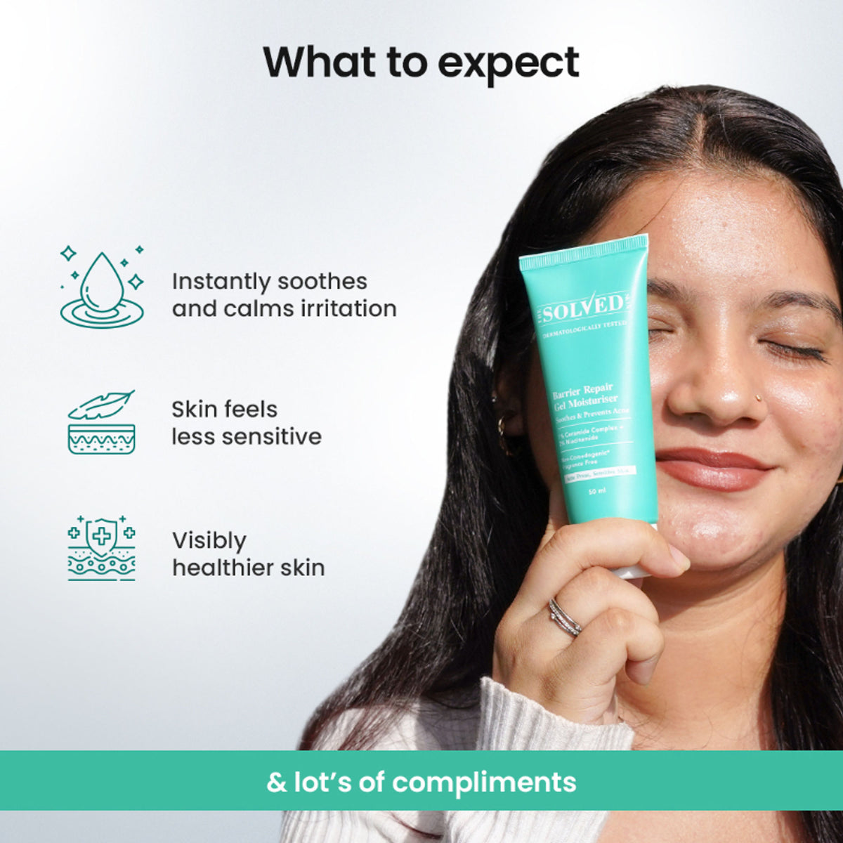 The Solved Skin Barrier Repair Gel Moisturiser