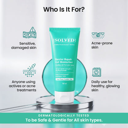 The Solved Skin Barrier Repair Gel Moisturiser