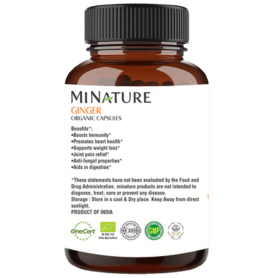 Minature Ginger Organic Capsules