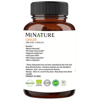 Minature Ginger Organic Capsules