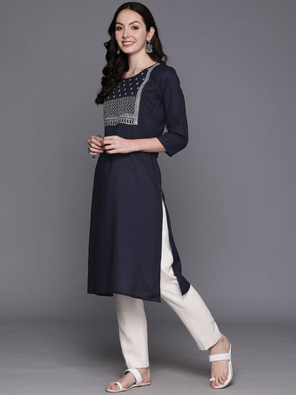 Dhiyona IE Ethnic Motifs Embroidered Sequinned Kurta