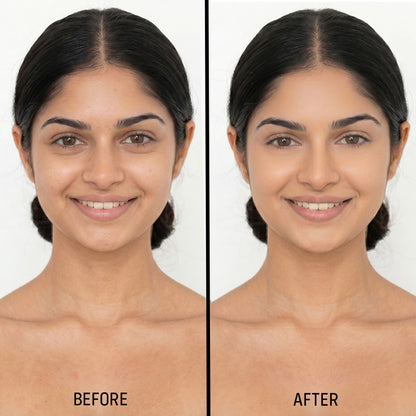 FLiCKA Flicka Tomato Liquid Foundation in Caramel shade with SPF, long-lasting, lightweight formula for all skin types.