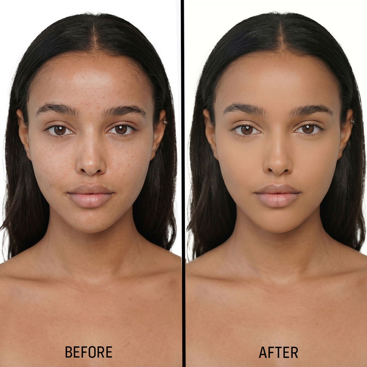 FLiCKA Flicka Tomato Liquid Foundation with SPF in Walnut, lightweight formula suitable for all skin types, natural finish.