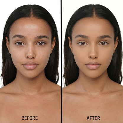 FLiCKA Flicka Tomato Liquid Foundation with SPF in Walnut, lightweight formula suitable for all skin types, natural finish.