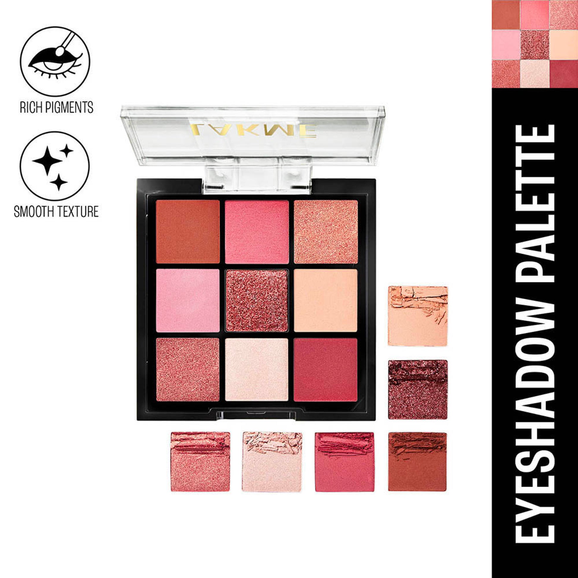 Lakme Ultimate Glam Eyeshadow - Blush Bloom