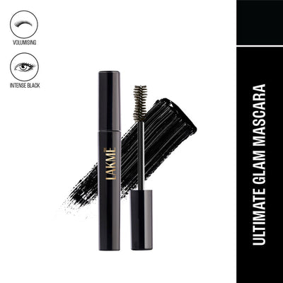 Lakme UltimateGlam Volumizing Mascara, Smudgeproof, Waterproof - Black