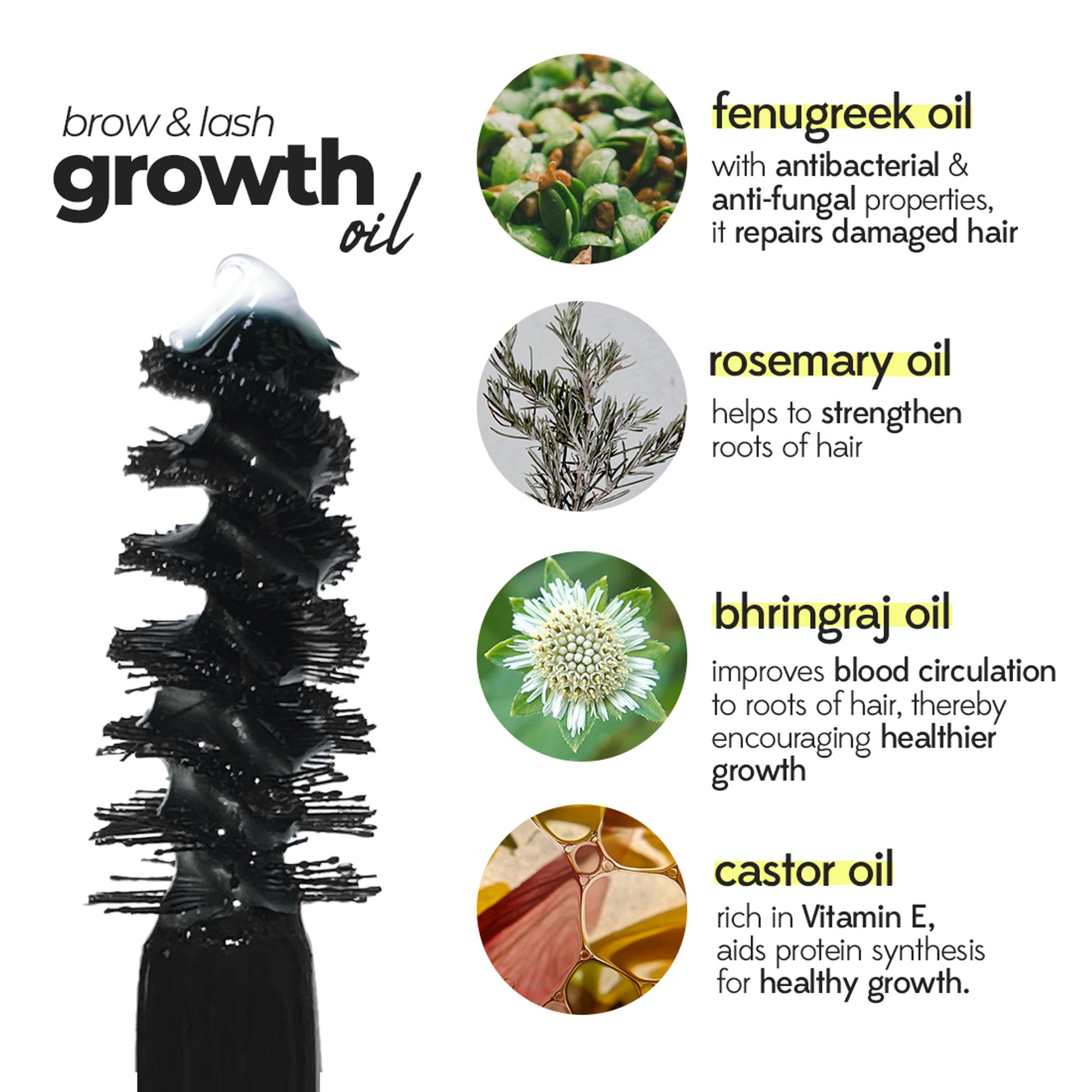 Rubys Organics Brow & Lash Growth Oil Clear