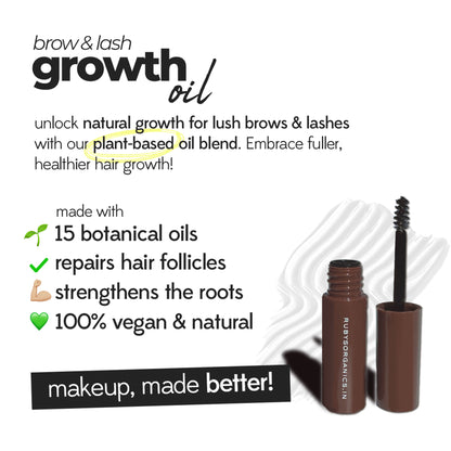 Rubys Organics Brow & Lash Growth Oil Clear