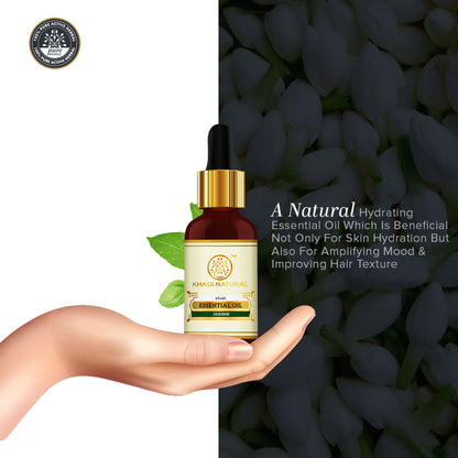 Khadi Natural Jasmine Essential Oil Enhances Skin Elasticity