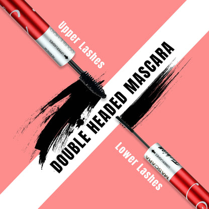 FASHION COLOUR Platinum Double Head Mascara For Upper & Lower Lashes