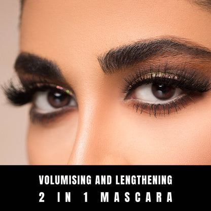 FASHION COLOUR Platinum Double Head Mascara For Upper & Lower Lashes