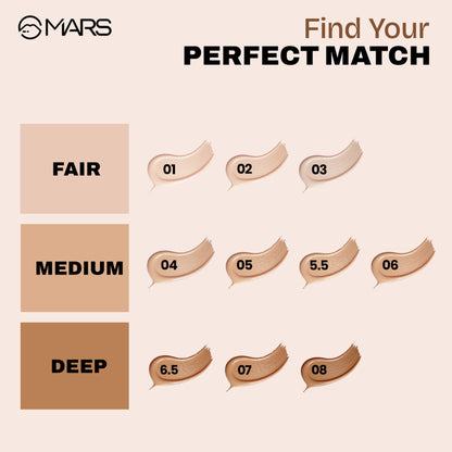 MARS Cosmetics SPF50 PA++++ High Coverage Liquid Foundation - 2
