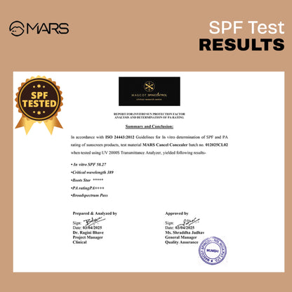 MARS Cosmetics SPF 50 PA++++ Cancel Concealer - 05 Sandstone
