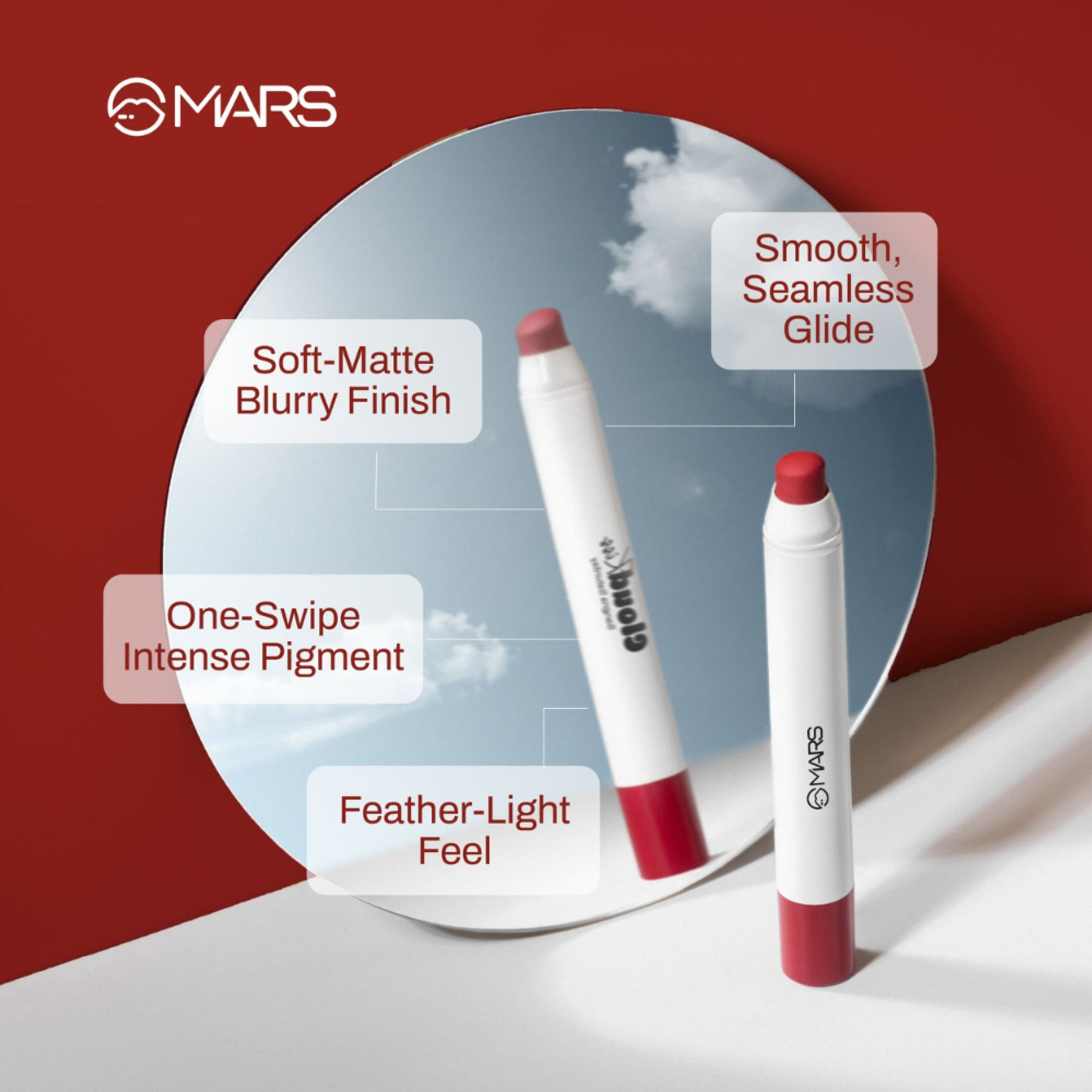 MARS Cloud Kiss Soft - Matte Lip Crayon - 10 Plum Breeze