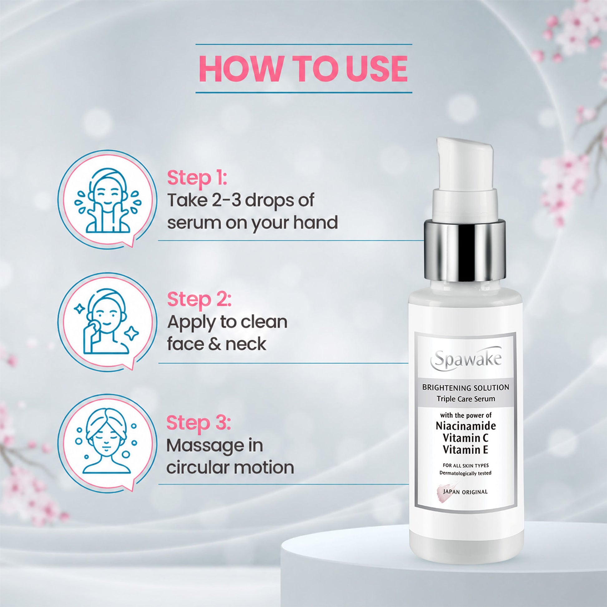 Spawake Brightening Solution Triple Care Serum