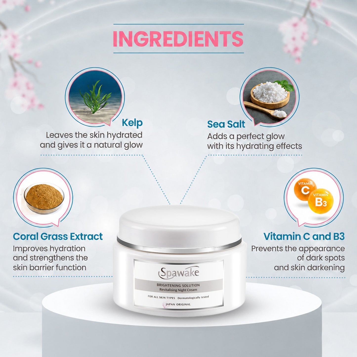 Spawake Brightening Solution Revitalising Night Cream