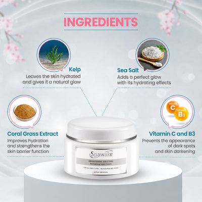 Spawake Brightening Solution Revitalising Night Cream