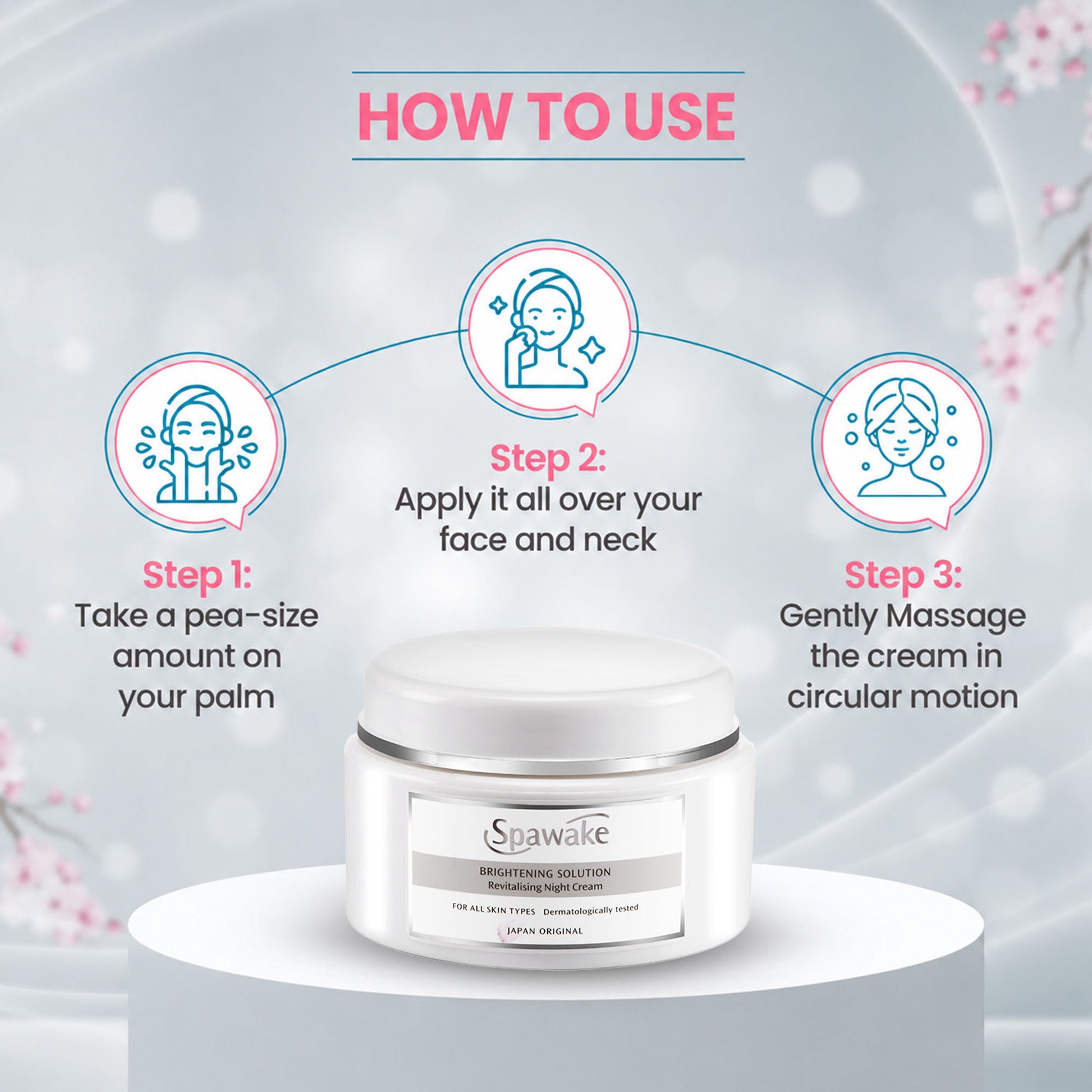 Spawake Brightening Solution Revitalising Night Cream