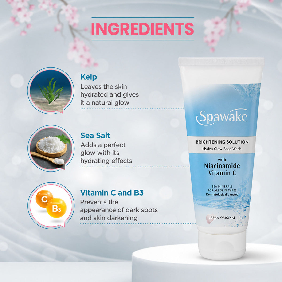 Spawake Brightening Solution Hydro Glow Face Wash