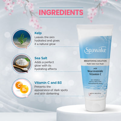 Spawake Brightening Solution Hydro Glow Face Wash