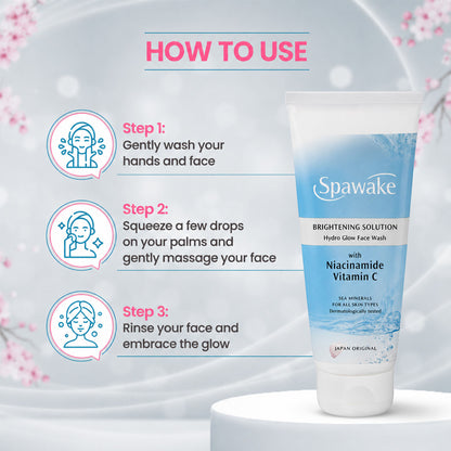 Spawake Brightening Solution Hydro Glow Face Wash