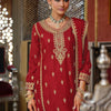 Dhiyona IE Women's Adults-Women Woven Design Embroidered Kurta with Palazzos & Dupatta