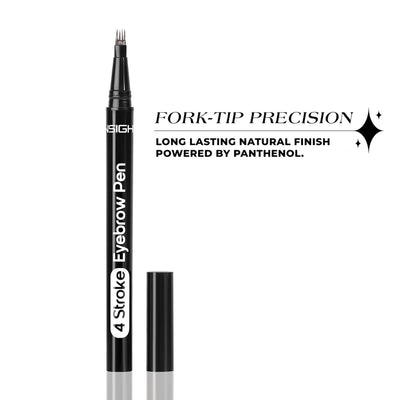 Insight Cosmetics 4 Stroke Eyebrow Pen - Black