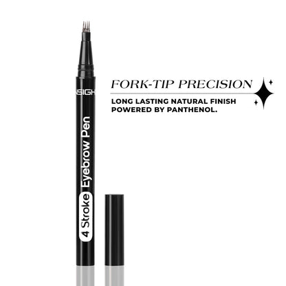 Insight Cosmetics 4 Stroke Eyebrow Pen - Black