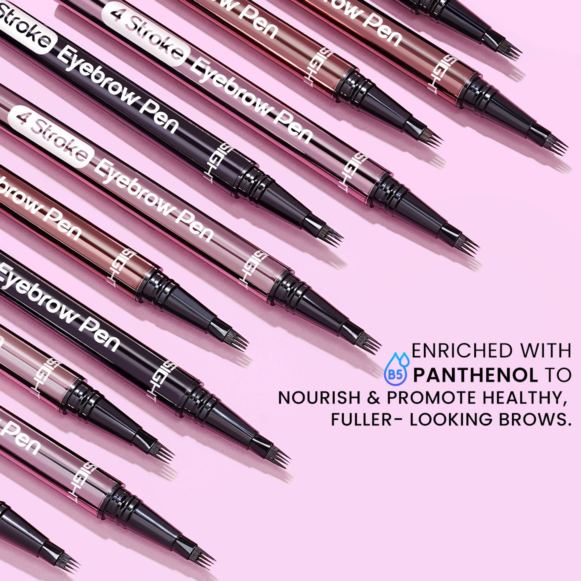 Insight Cosmetics 4 Stroke Eyebrow Pen - Black