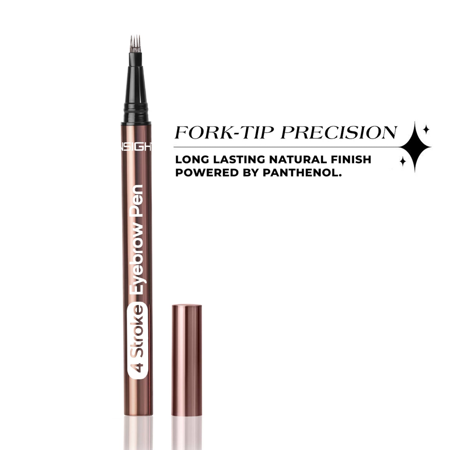 Insight Cosmetics 4 Stroke Eyebrow Pen - Brown