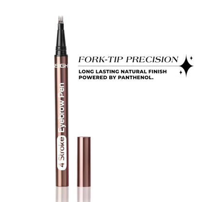 Insight Cosmetics 4 Stroke Eyebrow Pen - Brown