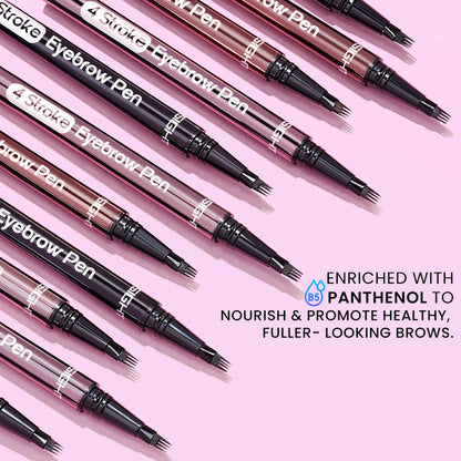 Insight Cosmetics 4 Stroke Eyebrow Pen - Brown