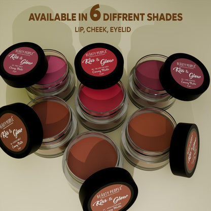 Beauty People Kiss And Glow Lip, Cheek & Eye Tint