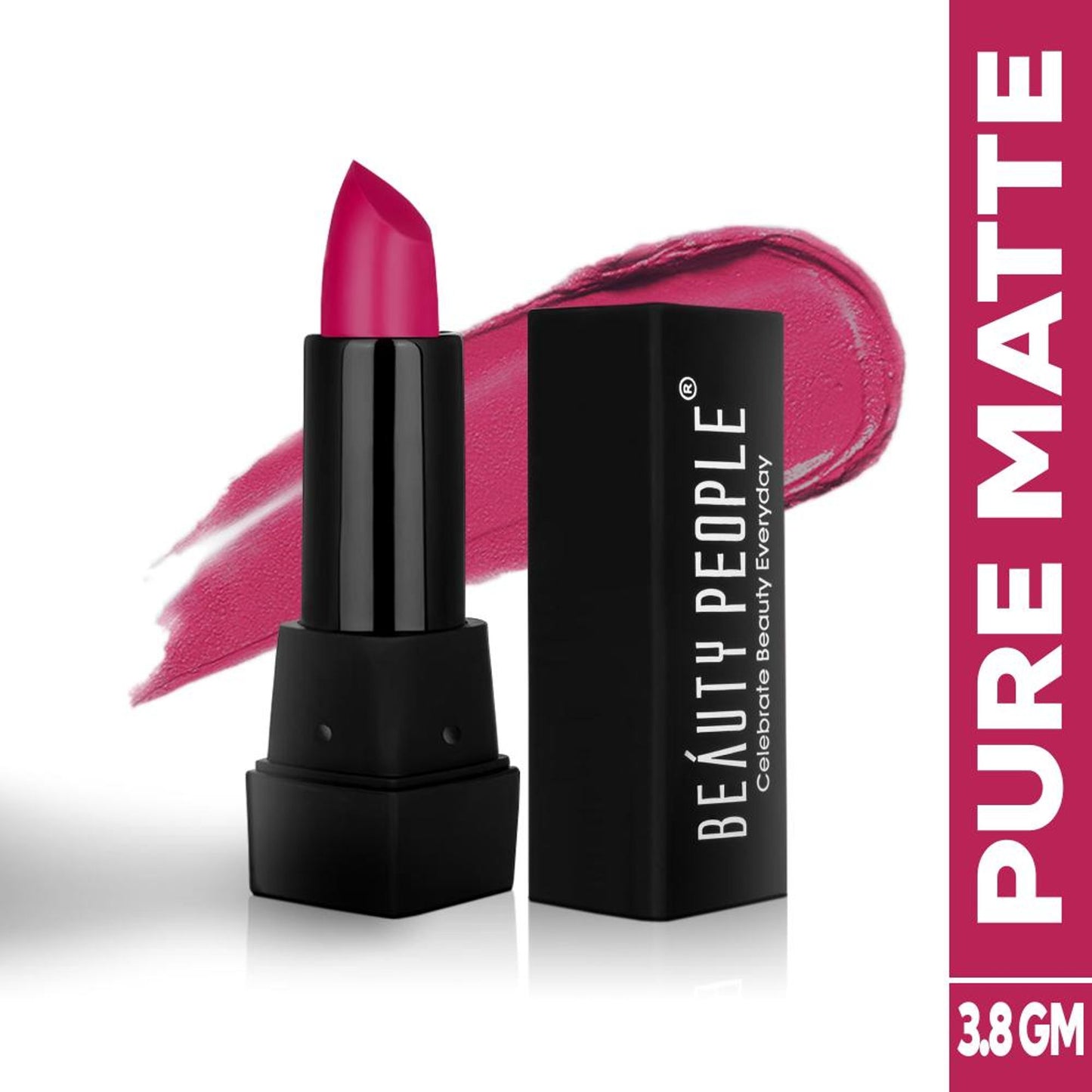 Beauty People Pure Matte Lipstick - 102 Pink Aloud